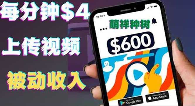 只需要上传视频然后每分钟赚4美元项目：详细操作步骤，小白也可操作 - 小白项目网-小白项目网