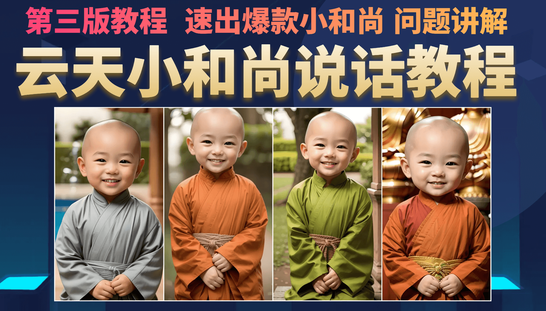 云天小和尚会说话，7天万粉（第3版教程） - 小白项目网-小白项目网