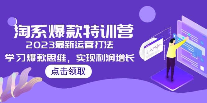 2023淘系爆款特训营，2023最新运营打法，学习爆款思维，实现利润增长 - 小白项目网-小白项目网