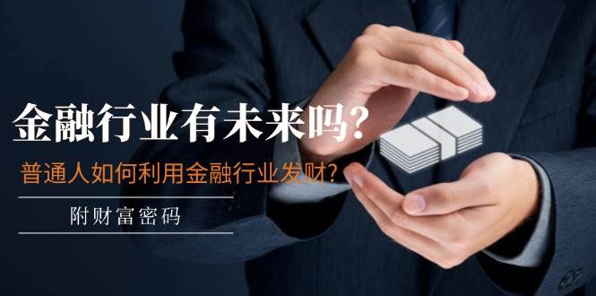 某付费文章：金融行业有未来吗？普通人如何利用金融行业发财?(附财富密码) - 小白项目网-小白项目网
