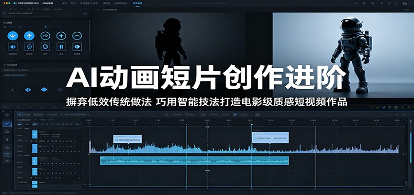 AI动画短片创作进阶：摒弃低效传统做法，巧用智能技法打造电影级质感短视频作品-小白项目网