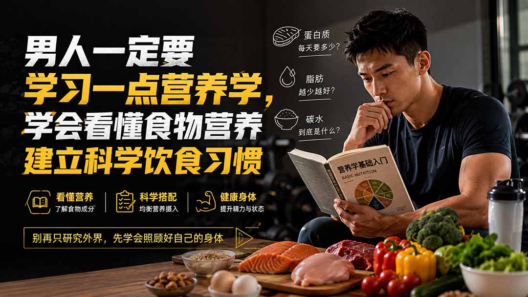 付费文章：男人一定要学习一点营养学，学会看懂食物营养建立科学饮食习惯-小白项目网
