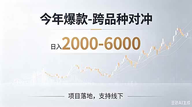 (19150期)2026创业新风口—跨品种对冲震撼首发!日收益2000-6000+,项目绿色长久,安全稳健-小白项目网