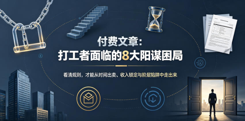 付费文章：打工者面临的8大阳谋困局-小白项目网