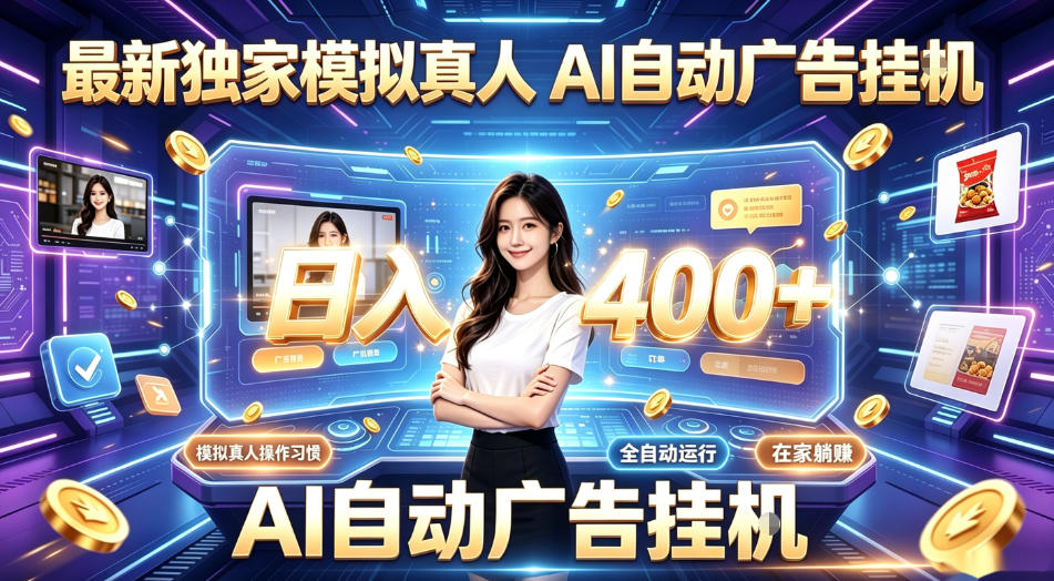 最新独家模拟真人，AI自动挂号挂G，日入400+，全程全自动运行，无需人工【揭秘】-小白项目网
