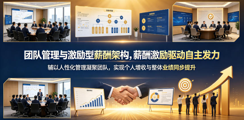 团队管理与激励型薪酬架构，薪酬激励驱动自主发力，辅以人性化管理凝聚团队，实现个人增收与整体业绩同步提升-小白项目网