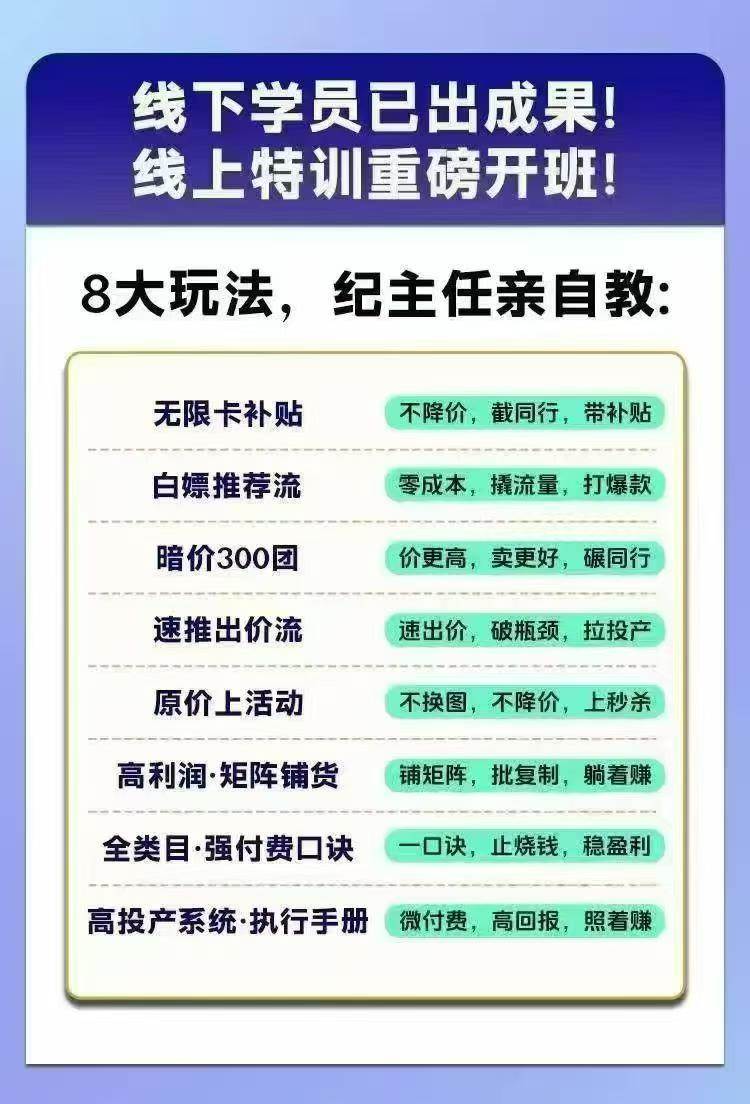 （19744期）拼多多实战特训营(更新2026年)：不管是新手入门或老商家冲量，都有实操方法，跟着学，少走弯路-小白项目网