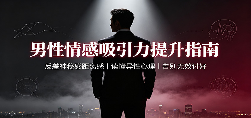 男性情感吸引力提升指南：反差神秘感距离感，读懂异性心理，告别无效讨好-小白项目网