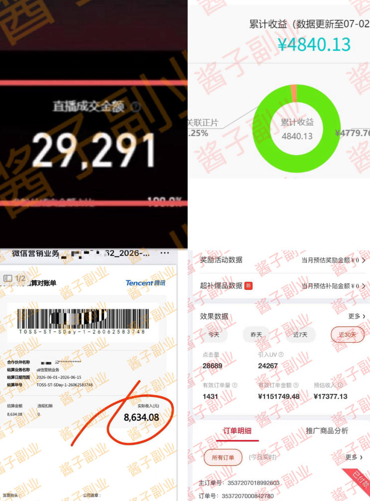 985十年互联网老兵亲测:2026年多个真实落地副业项目,手把手带你搭建被动收入管道(淘宝无人直播、TK拉新、代运营、CSGO……)【揭秘】-小白项目网