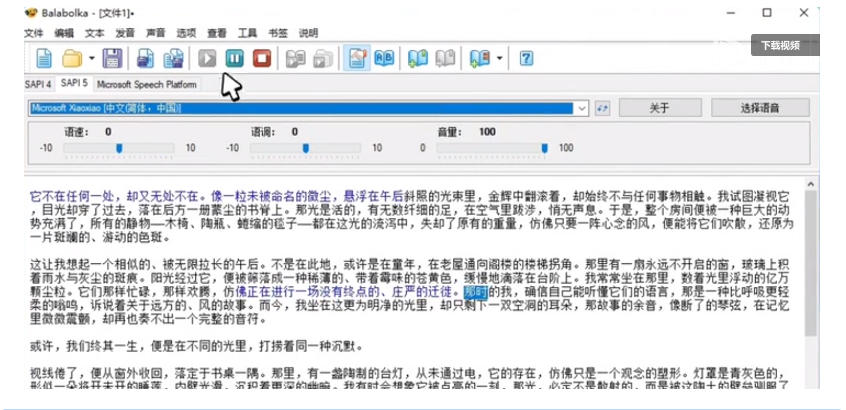 【离线版】微软TTS语音配音！含晓晓，云希等12款离线模型，含多线程小说合成器，10000字仅需10s即可-小白项目网