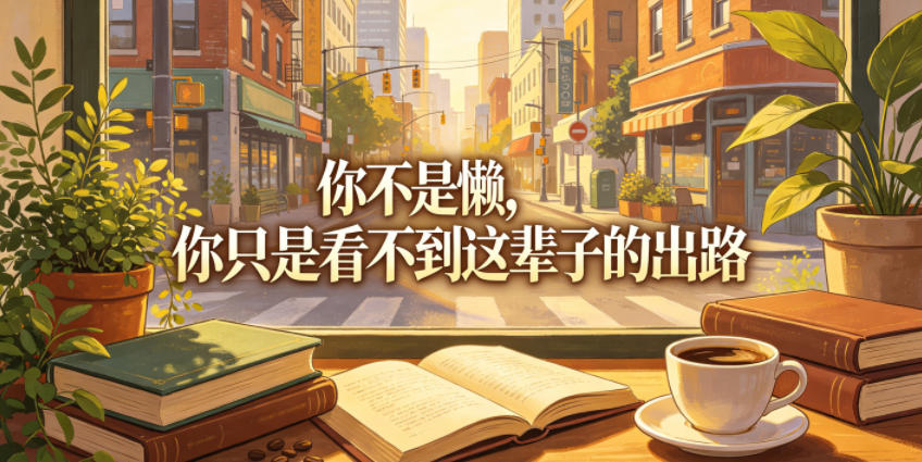 付费文章：你不是懒，你只是看不到这辈子的出路-小白项目网