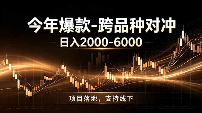 全新跨品种对冲模式上线!日稳定盈利 2000-6000,合规长久可批量放大-小白项目网