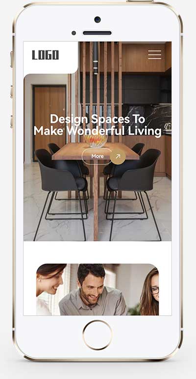 响应式家居设计英文外贸独立站模板-小白项目网