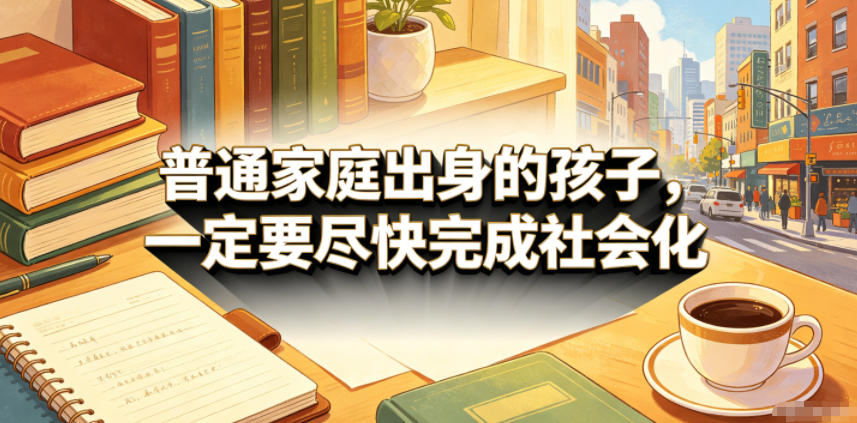 付费文章:普通家庭出身的孩子,一定要尽快完成社会化-小白项目网