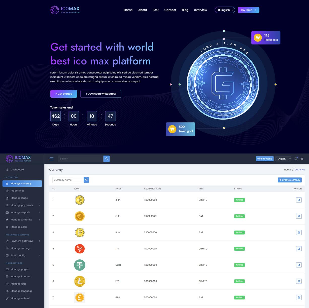 图片[1]-数字资产虚拟货币与代币交易平台源码 - 小白项目网-小白项目网