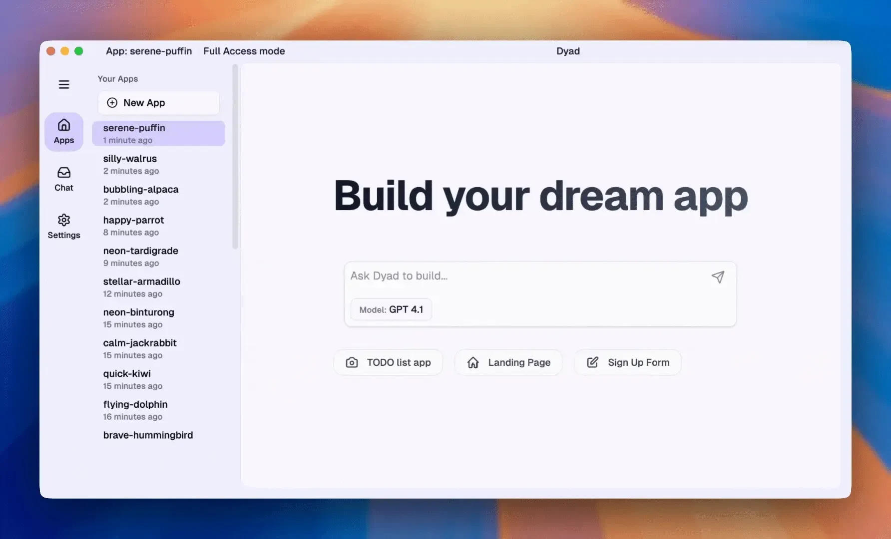 Dyad(开源本地AI应用开发工具)-小白项目网