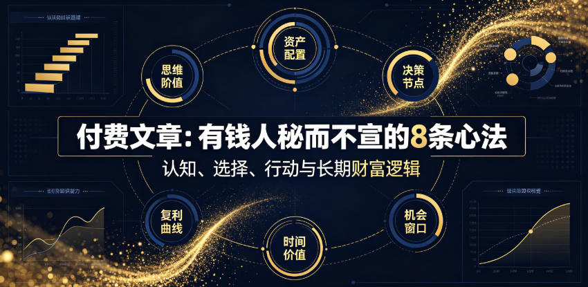 付费文章:有钱人秘而不宣的8条心法-小白项目网