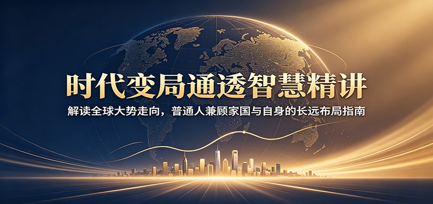 时代变局通透智慧精讲：解读全球大势走向，普通人兼顾家国与自身的长远布局指南-小白项目网