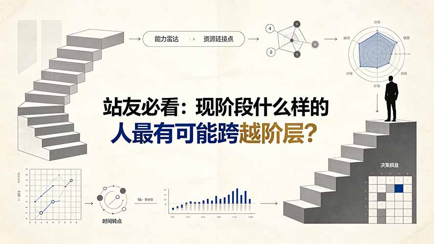 付费文章：站友必看：现阶段什么样的人最有可能跨越阶层?-小白项目网