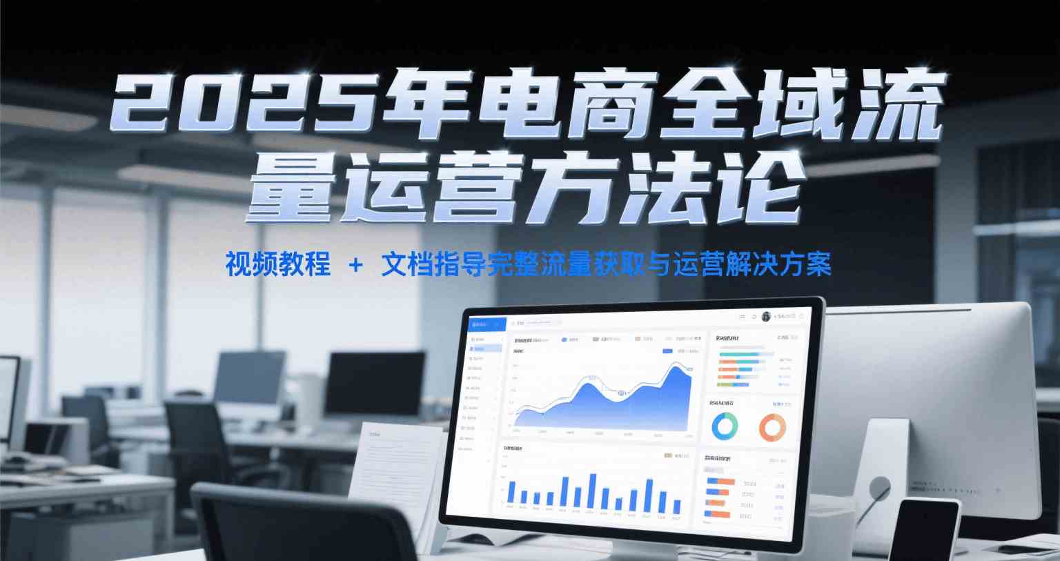 2025年电商全域流量运营方法论，视频教程+文档指导完整流量获取与运营解决方案-小白项目网