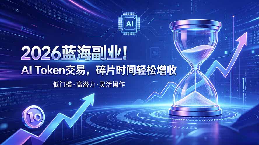 AI Token算力赛道！普通人可入局的数字副业-小白项目网