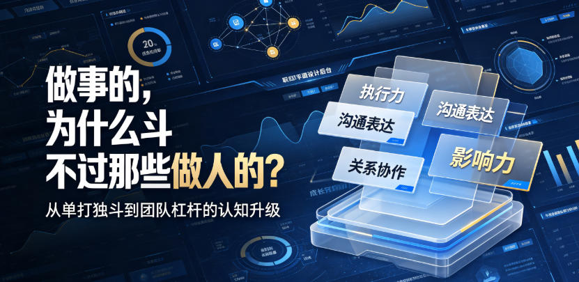 付费文章:做事的,为什么斗不过那些做人的?-小白项目网
