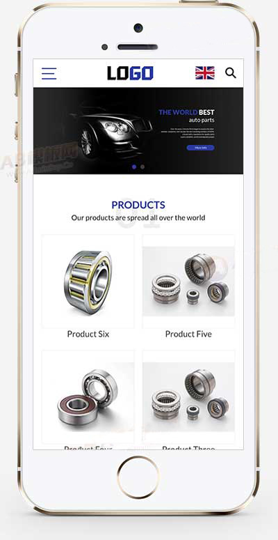 （响应式）中英双语外贸企业网站模板-小白项目网