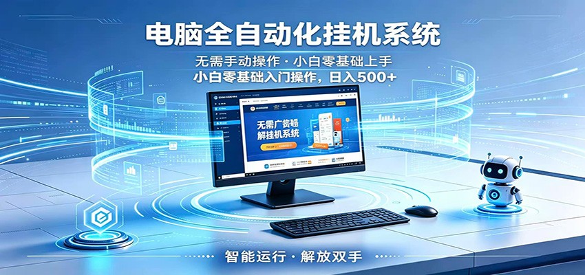 智能广告挂机无需值守，小白上手轻松实现每日增收-小白项目网
