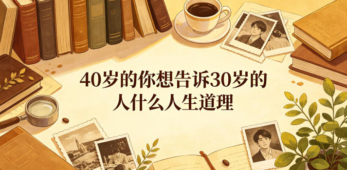 公众号付费文章:40岁的你想告诉30岁的人什么人生道理?-小白项目网