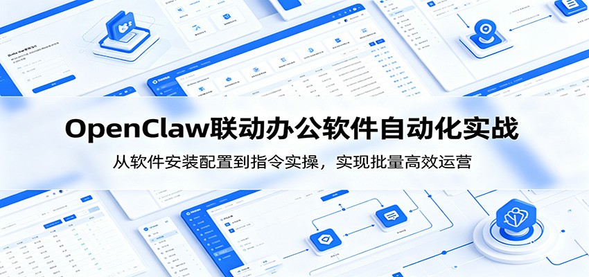 OpenClaw自动化实操课：从软件安装配置到指令实操，实现批量高效运营-小白项目网