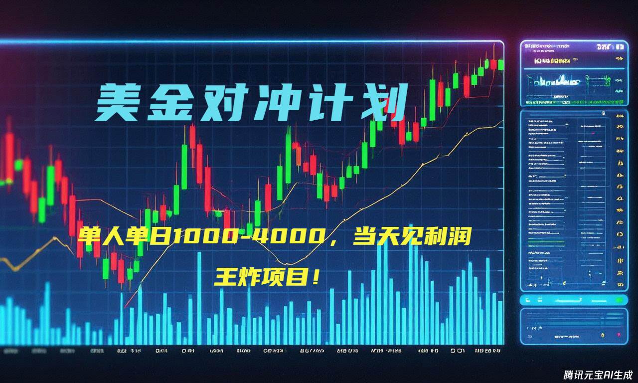 （15333期）2025年最暴力项目“美金先登计划”最新最强对冲战法，每日实际收益1K-4K - 小白项目网-小白项目网
