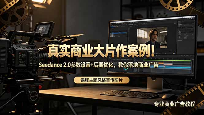 真实商业大片作案例！Seedance 2.0参数设置+后期优化，教你落地商业广告-小白项目网
