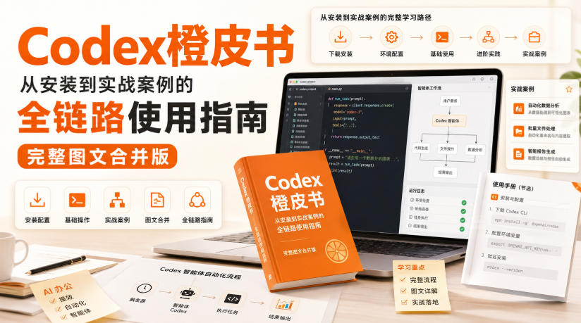 Codex橙皮书，从安装到实战案例的全链路使用指南，完整图文合并版-小白项目网