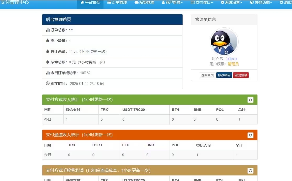 新版2025易支付系统源码epay运营版 轮询/投诉/进件等-小白项目网