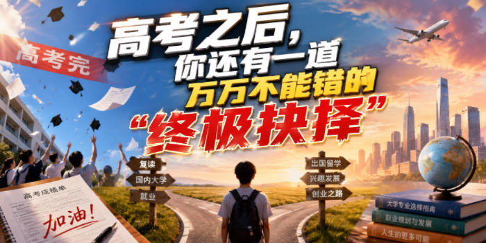 付费文章:高考之后,你还有一道万万不能错的“终极抉择”-小白项目网