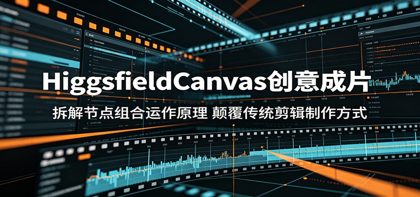HiggsfieldCanvas创意成片：拆解节点组合运作原理，颠覆传统剪辑制作方式-小白项目网