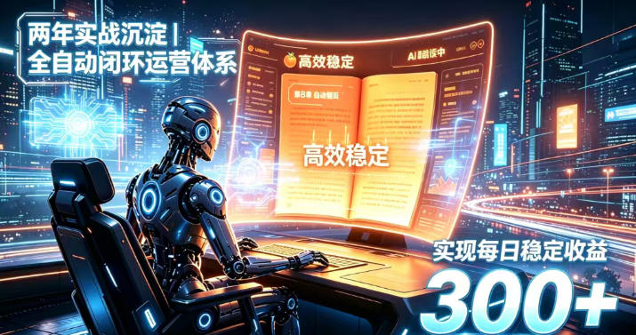 两年实战沉淀｜全自动闭环运营体系，实现每日稳定收益300+【揭秘】-小白项目网