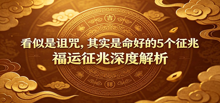 付费文章:《看似是诅咒,其实是命好的5个征兆》福运征兆深度解析-小白项目网