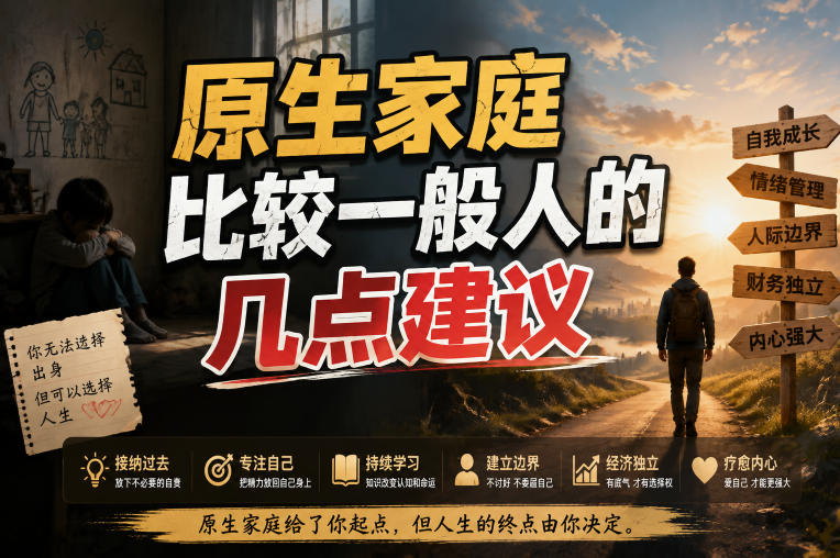 付费文章：给原生家庭比较一般人的几点建议-小白项目网