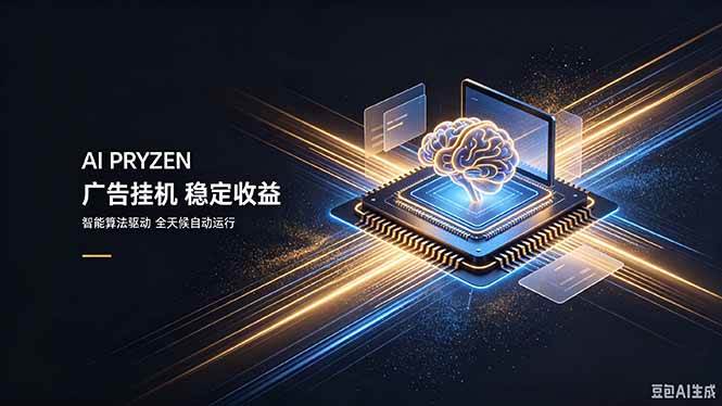 （19815期）AI Pryzen 广告挂机｜24小时自动跑，日入300-500，新手零门槛-小白项目网