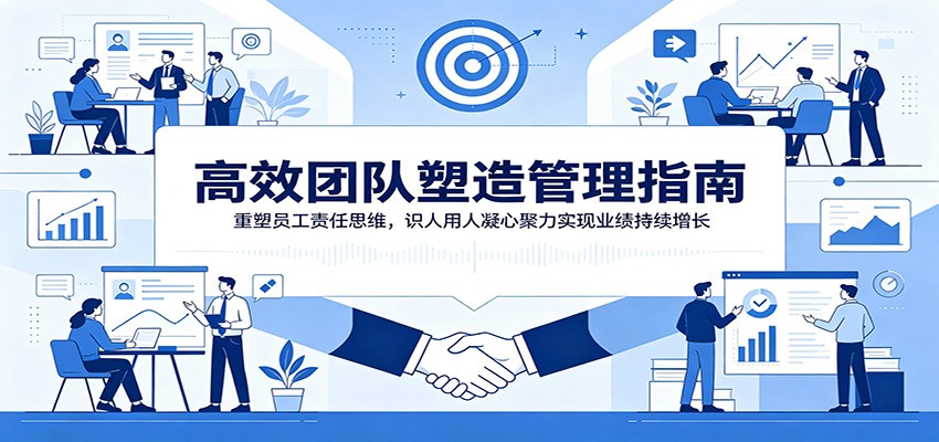 高效团队塑造管理指南：重塑员工责任思维，识人用人凝心聚力实现业绩持续增长-小白项目网