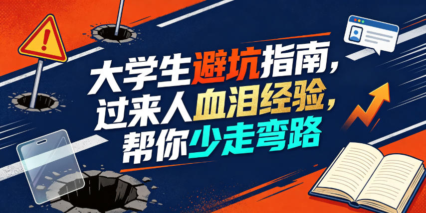 某公众号付费文章:大学生避坑指南,过来人血泪经验,帮你少走弯路-小白项目网