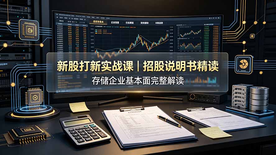 付费文章：新股打新实战课｜招股说明书精读，存储企业基本面完整解读-小白项目网