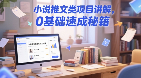 小说推文类项目讲解，0 基础速成秘籍 - 小白项目网-小白项目网