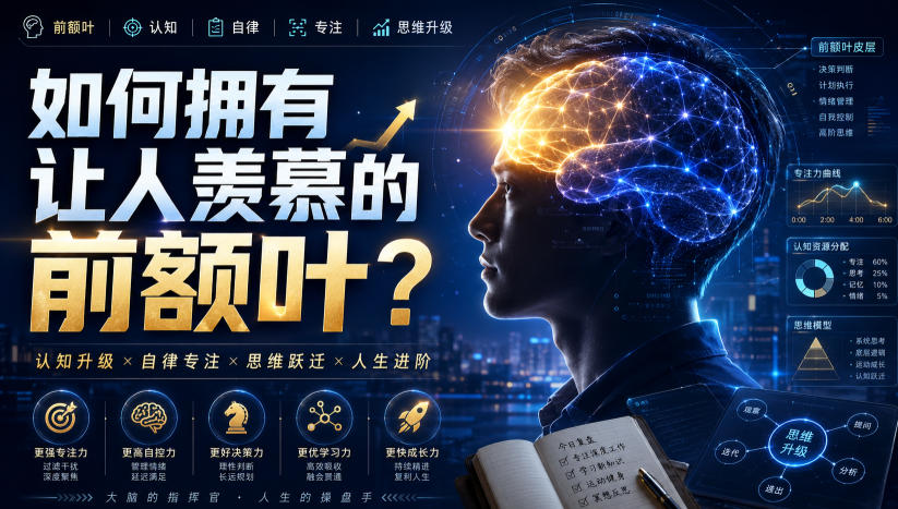 付费文：如何拥有让人羡慕的前额叶？-小白项目网