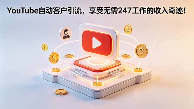 YouTube 自动客户引流，享受无需 247 工作的收入奇迹！【原创双语字幕】-小白项目网