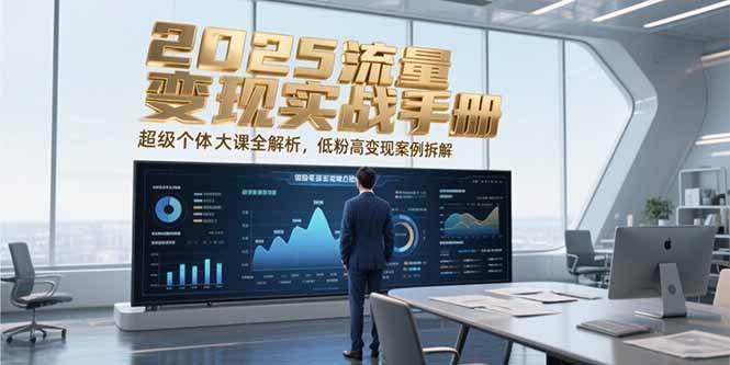2025流量变现实战手册，超级个体大课全解析，低粉高变现案例拆解-小白项目网