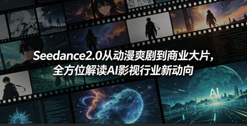Seedance2.0从动漫爽剧到商业大片，全方位解读AI影视行业新动向-小白项目网